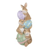 Cumpara ieftin Figurina Iepurasi Paste ceramica multicolora 31x25x72 cm