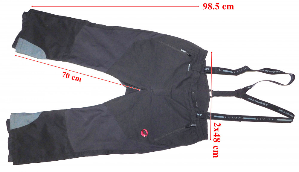 Pantaloni softshell schi cu bretele Mammut barbati marimea 27(cca. XL) |  Okazii.ro