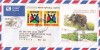 FILATELIE TEMATICA - PLIC AFRICA DE SUD TEMATICA FAUNA ANIMALE AIRMAIL, Stampilat