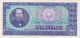 Bancnotă Rom&acirc;nia 100 lei 1966, Nicolae Bălcescu, RSR