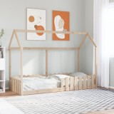 VidaXL Cadru pat tip casă pentru copii, 80x200 cm, lemn masiv de pin