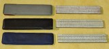3 bucati RIGLA RIGLE calcul romanesti vintage 15 CM