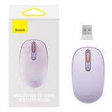 Mouse wireless bt 5.0 baseus f01b, nebula purple