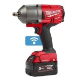 Cheie de impact Milwaukee 1 2, &sup3; 1356Nm 18V M18ONEFHIWF12-502X, ONE-KEYtm M18 FUELtm, cuplu ridicat si inel de fixare, cod 4933459727, 2 x M18 B5 acum