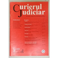 CURIERUL JUDICIAR , REVISTA ROMANA DE ACTUALITATE JURIDICA , NR. 3 / 2009