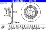 ATE 24.0112-0220.1 Disc frana