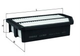 Filtru aer MAHLE LX3537