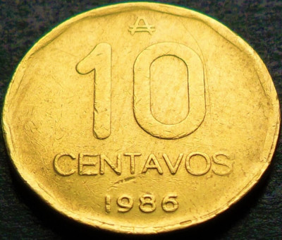 Moneda 10 CENTAVOS - ARGENTINA, anul 1986 * cod 4382 foto