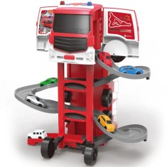 Set de joaca Parcare etajata pentru Copii &amp;amp;quot;Statie de Pompieri&amp;amp;quot; si Camion