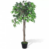 Ficus Artificial Cu Aspect Natural Si Ghiveci 110 cm 241360, General