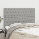 Gossi tablii de pat, 4 buc, gri deschis, 72x7x78/88 cm, textil
