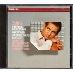 CD Zamfir / Orchestre Philharmonique De Monte-Carlo, Lawrence Foster &lrm;&ndash; Rhapsodie Du Printemps &bull; Concerto No. 1 (VG++)