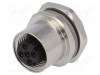Conector M12 soclu 4 pini mamă IP67 250V TE Connectivity drept lipire