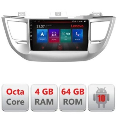 Navigatie Hyundai Tucson E-546 Octa Core cu Android Radio Bluetooth Internet GPS WIFI DSP 4+64GB 4G CarStore Technology foto