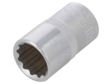 Cheie tubulară 12 puncte 16mm 1/2" oțel crom-vanadium