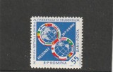 ROMANIA 1962 LP 542 AL VIII-LEA FESTIVAL MONDIAL HELSINKI MNH NESTAMPILAT