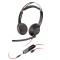 Poly Blackwire 5220 Stereo USB-C Headset +3.5mm Plug +USB-C/A Adapter