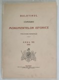 BULETINUL COMISIUNII MONUMENTELOR ISTORICE , PUBLICATIUNE TRIMESTRIALA , ANUL VIII , 1915