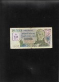 Rar! Argentina 50000 50.000 australes 1989 seria11476971