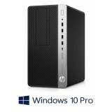 Calculatoare HP ProDesk 600 G3 MT, Quad Core i5-6400, 256GB SSD, Win 10 Pro