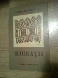 Dana Dumitriu (autograf) - Migratii - nuvele (Editura Eminescu, 1971)