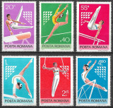 ROM&Acirc;NIA 1977 - LP 943 - SPORT - GIMNASTICĂ - SERIE MNH, Nestampilat