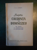G. A. Gurev - Despre credinta in Dumnezeu (1956)