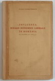 INFLUENTA SCOALEI ECONOMICE LIBERALE IN ROMANIA IN VEACUL AL XIX-LEA - EUGEN DEMETRESCU 1935