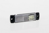 Lampa Gabarit LED FT-018-B Alba, 12-36V, 4 LED, Omologare E9, 100mm, Durata 50000h