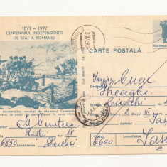 RF27 -Carte Postala- Centenarul independentei de stat a romaniei, circulata 1977