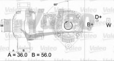 Generator / Alternator MERCEDES VARIO combi (1996 - 2016) VALEO 437489 foto