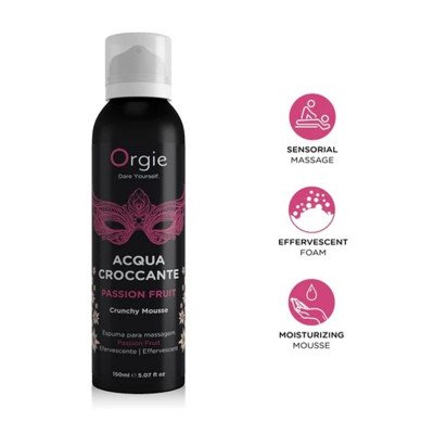 Orgie Spuma Acqua Croccante Passion Fruit 150ml foto