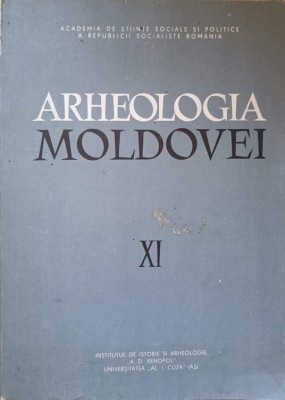 ARHEOLOGIA MOLDOVEI VOL. XI-COLECTIV-218937 foto