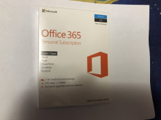 Microsoft Office 365 Personal Engleza 32/64 bit, 1 An, 1 Utilizator, Retail foto