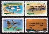 Anguilla 1982 - Commonwealth Games, supratipar pe uzuale, serie neuzata