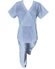 Costum Medical Pe Stil, Albastru Deschis, Model Marinela - XS, 3XL