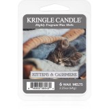 Kringle Candle Kittens &amp; Cashmere ceară pentru aromatizator 64 g
