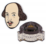 Cumpara ieftin Insigna - Shakespeare and the Globe | The Unemployed Philosophers Guild