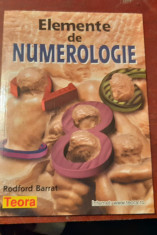 ELEMENTE DE NUMEROLOGIE RODFORD BARRAT foto