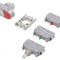 Comutator Dublu cu LED Roșu/Verde 22mm