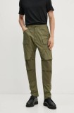 G-Star pantaloni de bumbac culoarea verde, mulata, D25185-C973