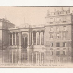 FV1 -Carte Postala -FRANTA- Inondations de Paris ( Janvier 1910 ), circulata