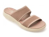 Cumpara ieftin Papuci SKECHERS maro, SPORTY SLIM, din material textil