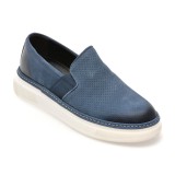 Pantofi GRYXX albastri, TRL60, din nabuc