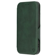 Husa tip carte pentru samsung galaxy s24, techsuit, inchidere magnetica, green foto