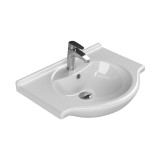 Lavoar incastrat Arthema art. 0065, alb, rotunjit, 65 cm