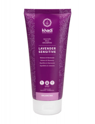 Sampon ayurvedic scalp sensibil Lavender Sensitive, 200ml - Khadi foto