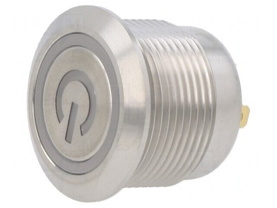 Comutator Anti-Vandalism SPST-NO 2A/36VDC IP67 foto