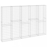Cumpara ieftin Perete gabion cu capace, 300 x 30 x 200 cm, otel galvanizat