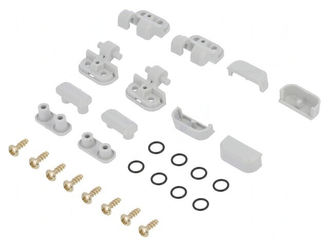 Set Balamale ABS Gri Deschis 2 Buc.